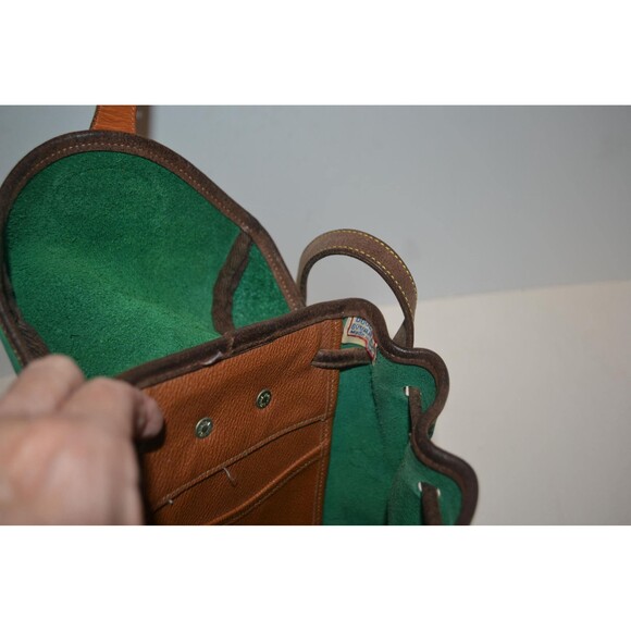 Dooney & Bourke Vintage USA Logo Kelly Green Backpack - Picture 2 of 7